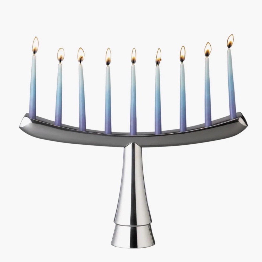 Nambé Chrome Menorah hanukiah Hanukkah Chanukkah Janucá
